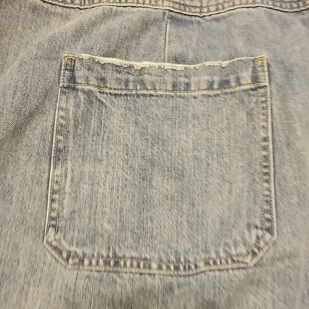 Nwt Lucky Brand Blue Denim Dress - Picture 14 of 14